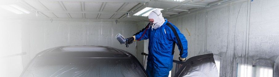 Mechanic Painting Car
